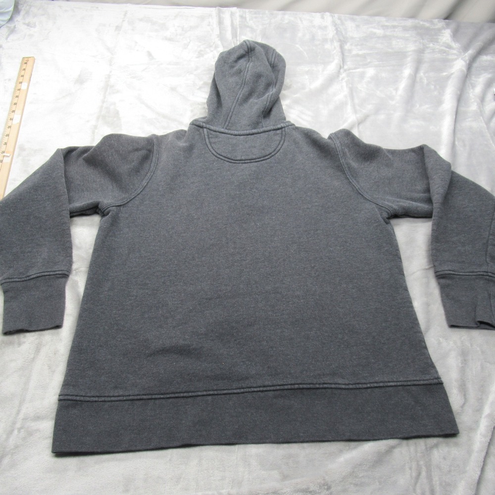 Carhartt Clarksburg Hoodie Womens Large Gray Fleece 1/4Zip Pullover Midweight
